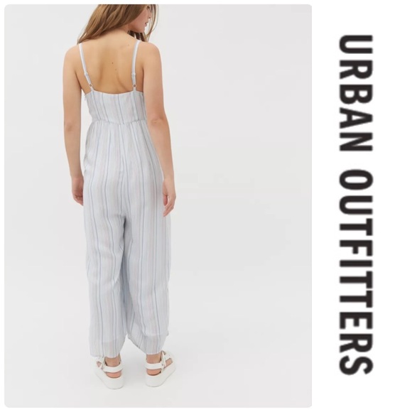 Urban outfitters Taylor Wide Leg Babydoll Jumpsuit - Picture 4 of 4